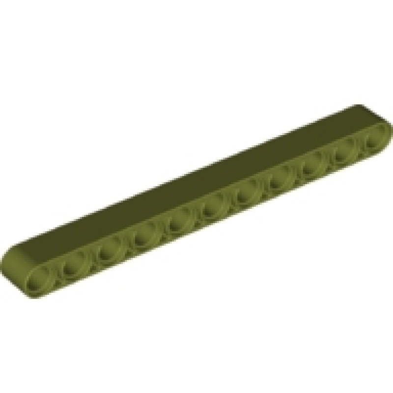 Technic, Hefbalk Dik 1x11 Olive Green